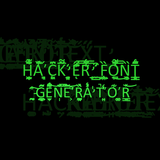 Hacker Font - Glitch Generator icône