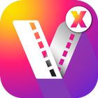 X Video Downloader - Free Video Downloader-icoon