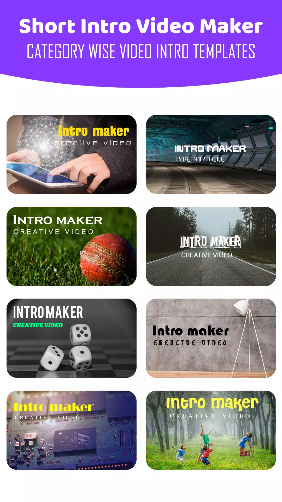 Outro Maker - Short Intro Video : Text Animation APK for Android Download