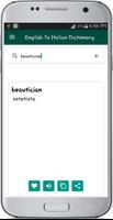 English To Italian Dictionary imagem de tela 1