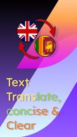English Sinhala Translate poster