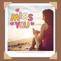 Miss You Photo Frame