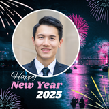 New Year Photo Frame 2025 أيقونة