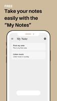 Note - แอปจดบันทึกที่เรียบง่าย الملصق