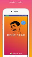 Meme Star - Indian Meme Sharing App 🤣 syot layar 1