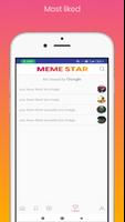 Meme Star - Indian Meme Sharing App 🤣 capture d'écran 3