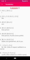 MinaNo Nihongo 50 Lessons imagem de tela 1