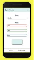 Color Codes HTML (RGB & Hex) スクリーンショット 1