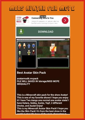 Mods Avatar For Mcpe For Android Apk Download