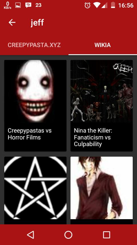 Creepypasta Español For Android Apk Download - roblox creepypasta wiki fandom jeff the killer creepypasta