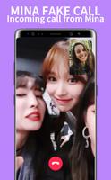 Mina Twice Fake Call imagem de tela 1