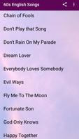 60s English Songs Poster