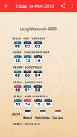 SG Calendar تصوير الشاشة 1