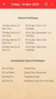SG Calendar تصوير الشاشة 2