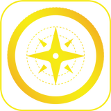 GPS Compass & Navigation with Flashlight أيقونة