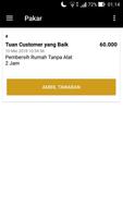 Merchant PAKAR | Aplikasi bagi Para Penyedia Jasa تصوير الشاشة 2
