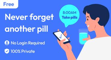 Pill & Med Reminders, Tracker poster