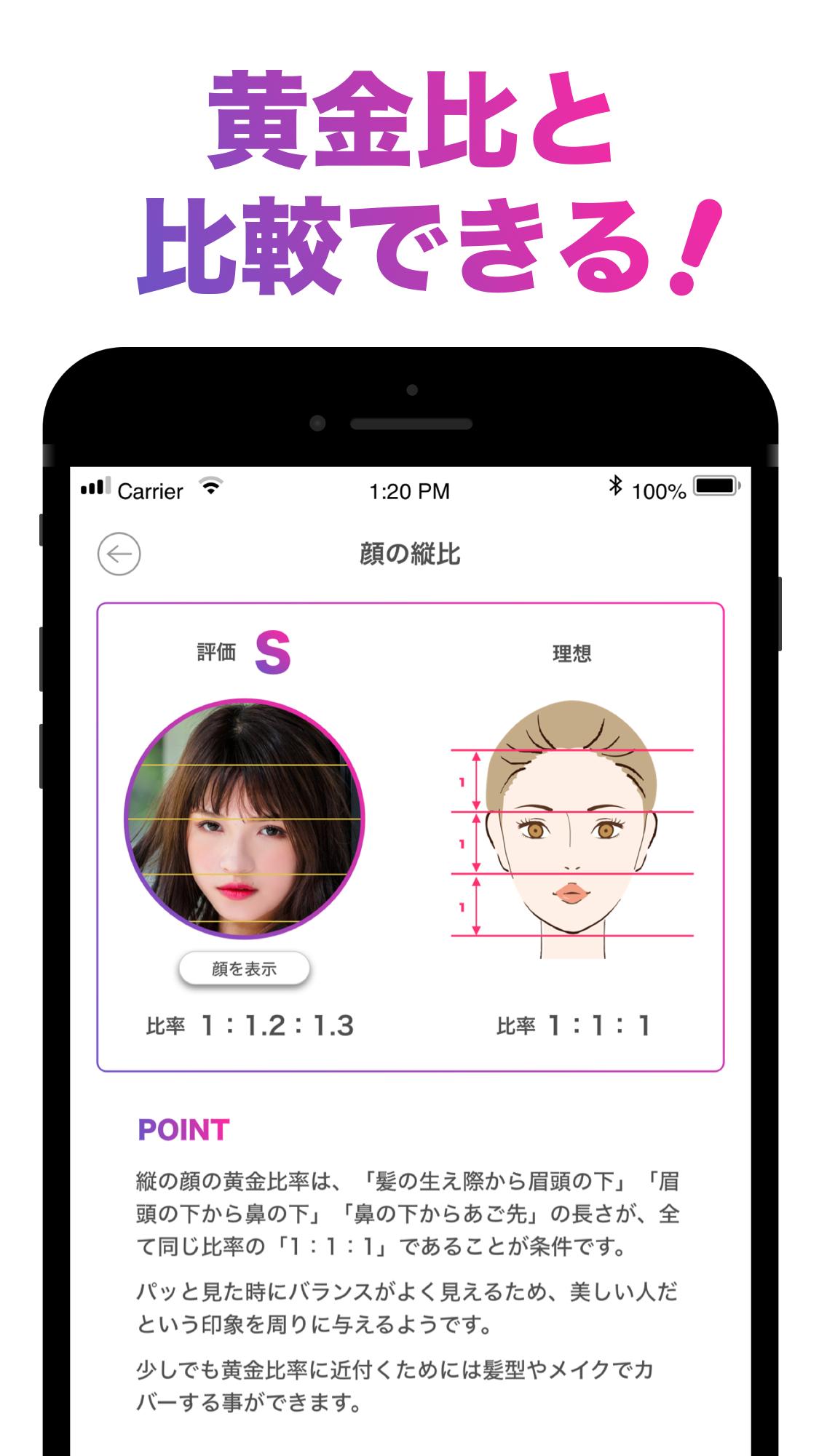 顔のバランスを点数で採点するアプリ Facescore For Android Apk Download