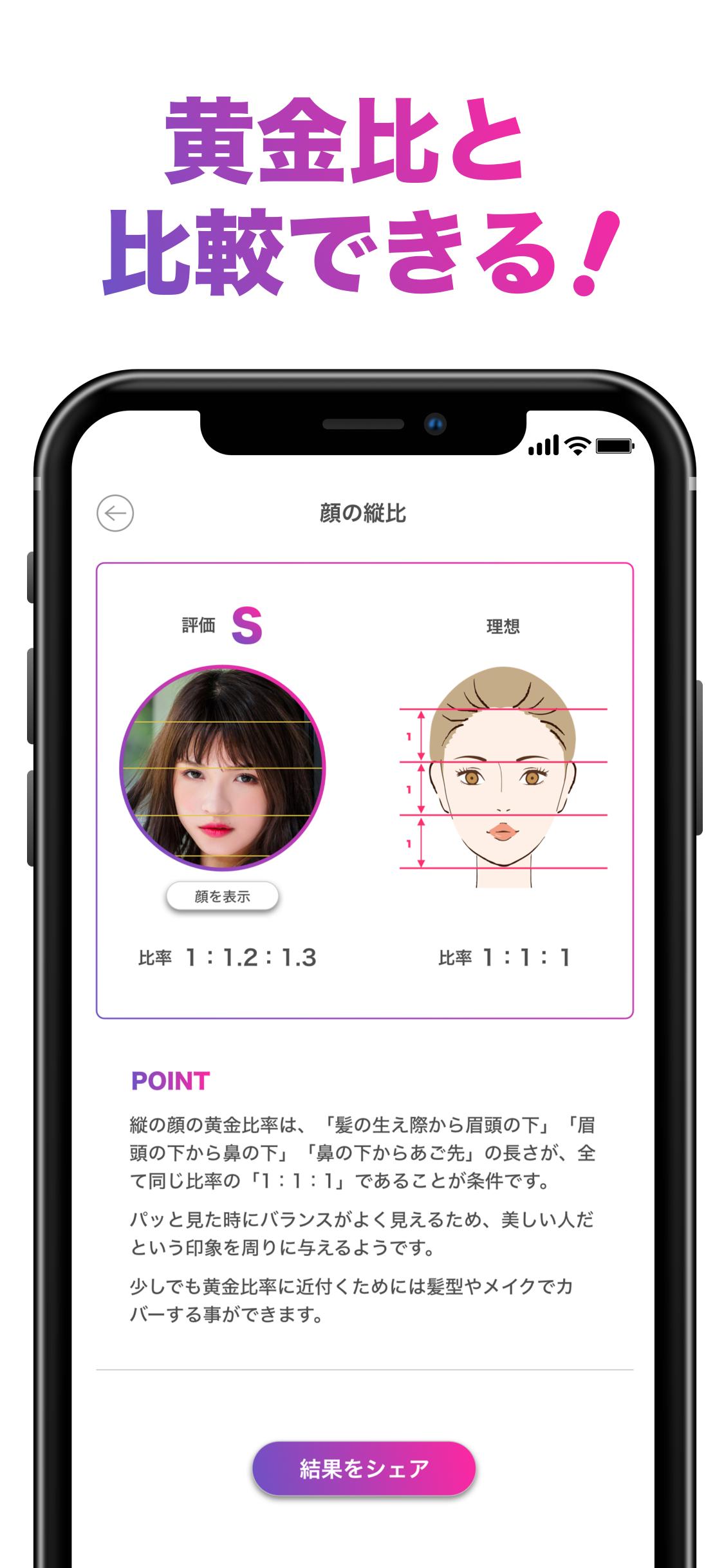 顔のバランスを点数で採点するアプリ Facescore For Android Apk Download