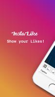 InstaLike - Like counter for Instagram پوسٹر