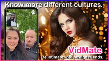 VidMate - video chat dating Affiche