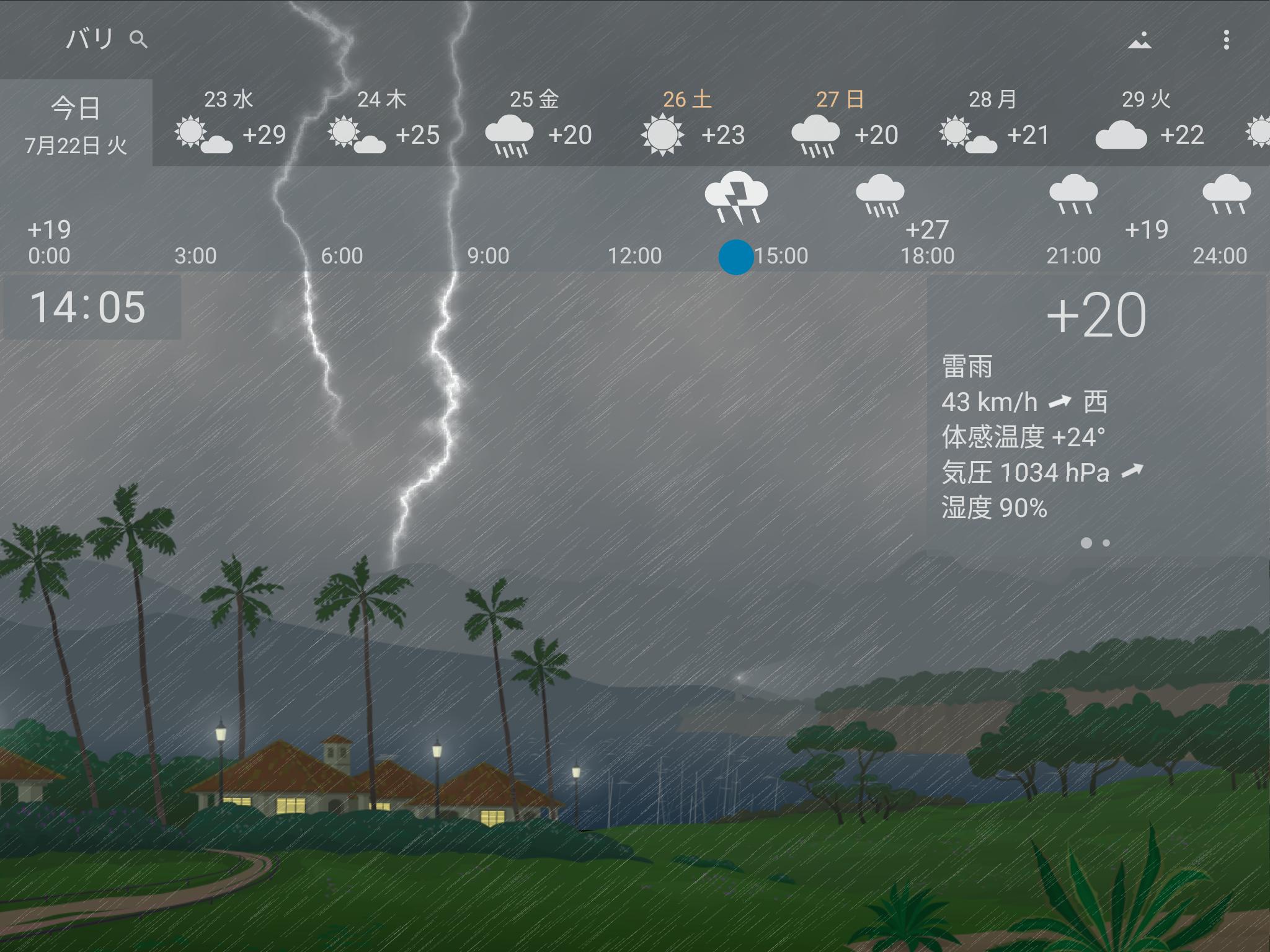 Android 用の 正確な天気 Yowindow ライブ壁紙 ウィジェット Apk をダウンロード