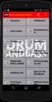 Drum and Bass MUSIC Radio Plakat