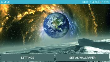 Space Landscape تصوير الشاشة 1