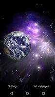 3D Galaxy Live Wallpaper Delux Poster