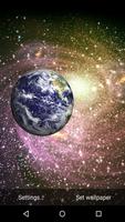 3D Galaxy Live Wallpaper Delux captura de pantalla 1