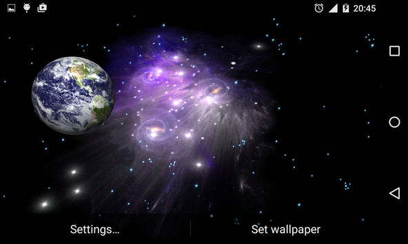 3D Galaxy Live Wallpaper for Android - APK Download