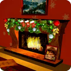 3D Christmas fireplace APK Herunterladen