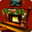 آیکون‌ 3D Christmas fireplace