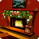 3D Christmas fireplace APK