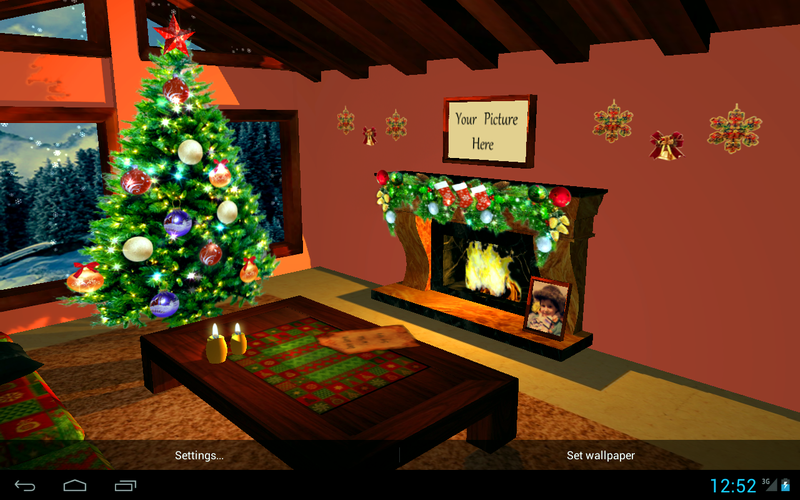 Christmas Fireplace Wallpaper Hd - Fireplace World