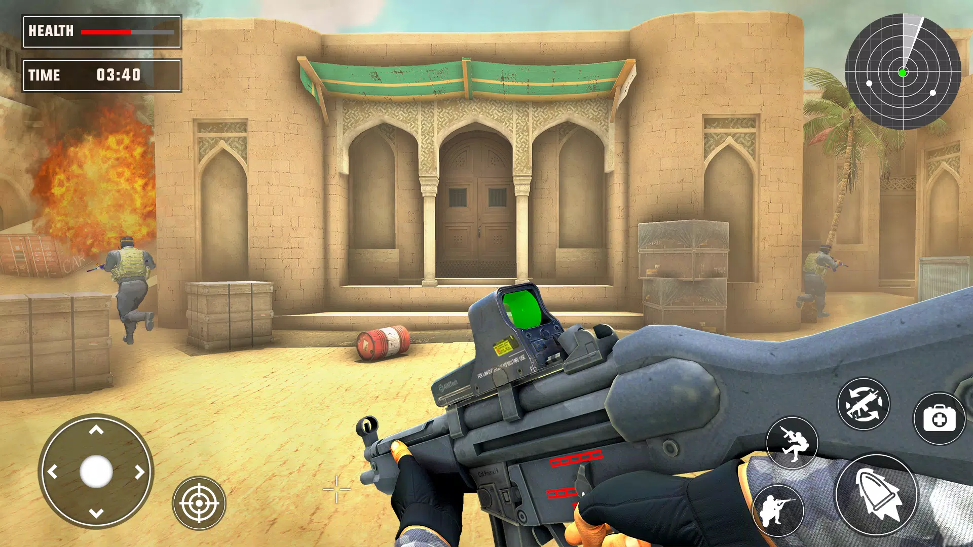 Critical Fire Strike Gun Games Game for Android - Download