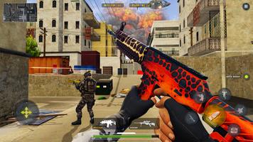 game tembakan perang offline poster