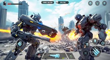 Robot Games: Shooting War Game اسکرین شاٹ 1