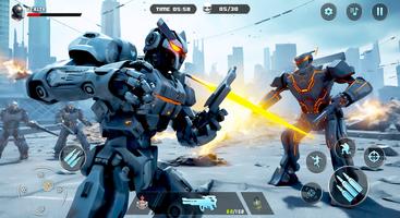 Robots War: 비행 로봇 게임 슈팅 전쟁 사격 스크린샷 2