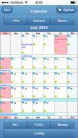 Schedule Calendar(SUKECARE) capture d'écran 1
