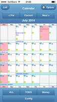 Horario Calendario(SUKECARE) captura de pantalla 1