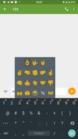 برنامه‌نما Simple Keyboard With Emojis عکس از صفحه
