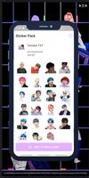 Yeonjun TXT WASticker poster