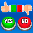 Yes or No Buttons 圖標