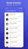 Emoji Contact Editor تصوير الشاشة 1