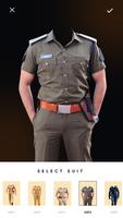 Police Photo Suit Affiche