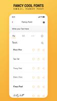 Fancy cool fonts & emoji, Fancy text تصوير الشاشة 1