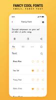 Fancy cool fonts & emoji, Fancy text تصوير الشاشة 2