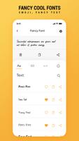 Fancy cool fonts & emoji, Fancy text capture d'écran 2