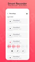 Smart Recorder: Voice Recorder - Audio Editor capture d'écran 1